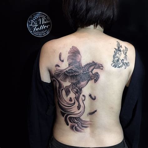 While a lot of color body art sprawls across the skin, the work of south korean tattooist eq is contained in a small rectangle tattoo designs. Hình xăm ngựa có cánh, tattoo for girl, tattoo for mens ...