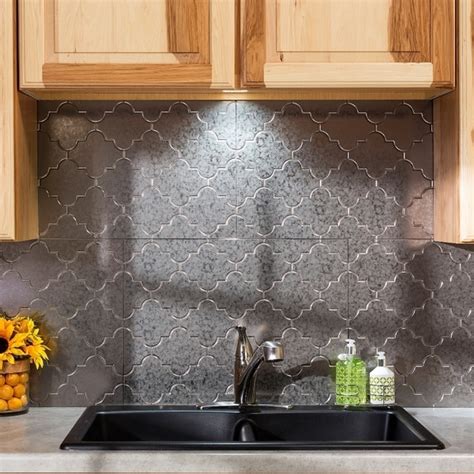 Use this calculator to estimate the cost for your home in your zip code. Fasade Monaco Galvanized Steel 15-square Foot Backsplash ...