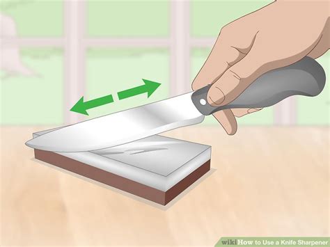 You shouldn't worry about using a knife sharpener though. How to Use a Knife Sharpener: 12 Steps (with Pictures ...