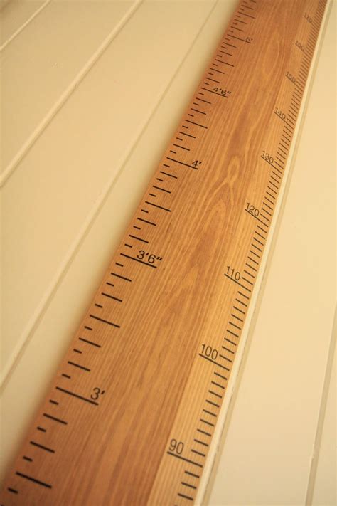 Modern Country Style: My Real Ruler Height Chart!