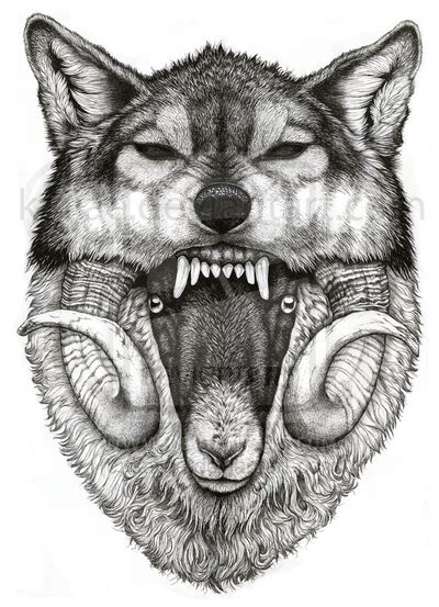 We call the wolves as gray wolf or grey wolf. Black And White Wolf Drawing at PaintingValley.com | Explore collection of Black And White Wolf ...