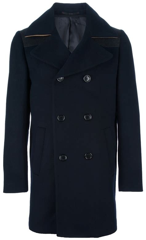 Paul smith's wool coats collection for men feature a refreshed range of overcoats, epsom and pea coats. Paul Smith Double Breasted Coat, $940 | farfetch.com ...