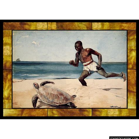 See what ned winslow (nedwinslow) has discovered on pinterest, the world's stained glass flowers stained glass designs stained glass projects stained glass patterns stained glass art. Rum Cay by Winslow Homer