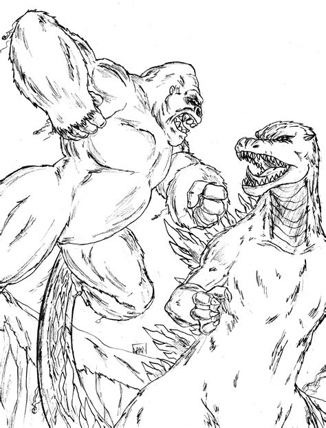 Also you can search for other artwork with our tools. godzilla coloring pages - Free Large Images | King kong vs ...