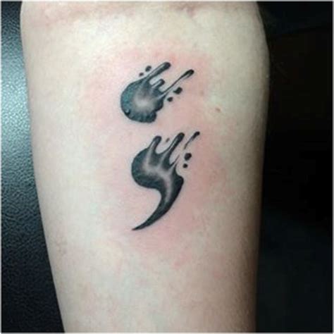 Semicolon tattoos and their meaning. 19-16.jpg (623×623) | Semicolon tattoo, Tattoos, Splatter ...