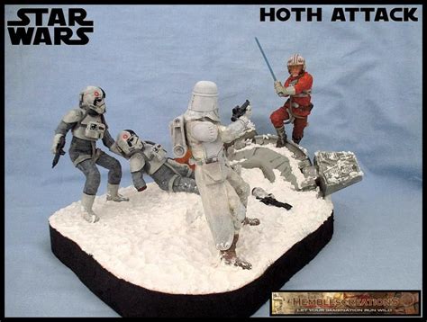 Displayable model car kit for adults; Star Wars Custom Of The Week: "Hoth Attack" Diorama By Hemble Creations