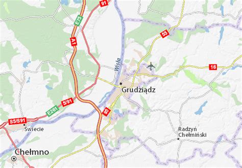 Poniżej prezentujemy mapę samochodową miejscowości grudziądz. Mapa Grudziądz- plan Grudziądz - ViaMichelin