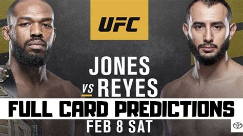 Jon jones beats dominick reyes. UFC 247 Predictions - Jones vs Reyes Full Card Breakdown - YouTube