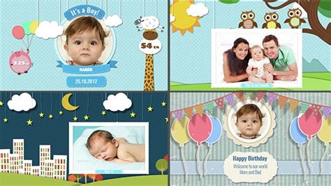 This happy birthday pack is great for a birthday presentation in 4k resolution. VIDEOHIVE BABY PHOTO ALBUM - BIRTHDAY - Download Free ...