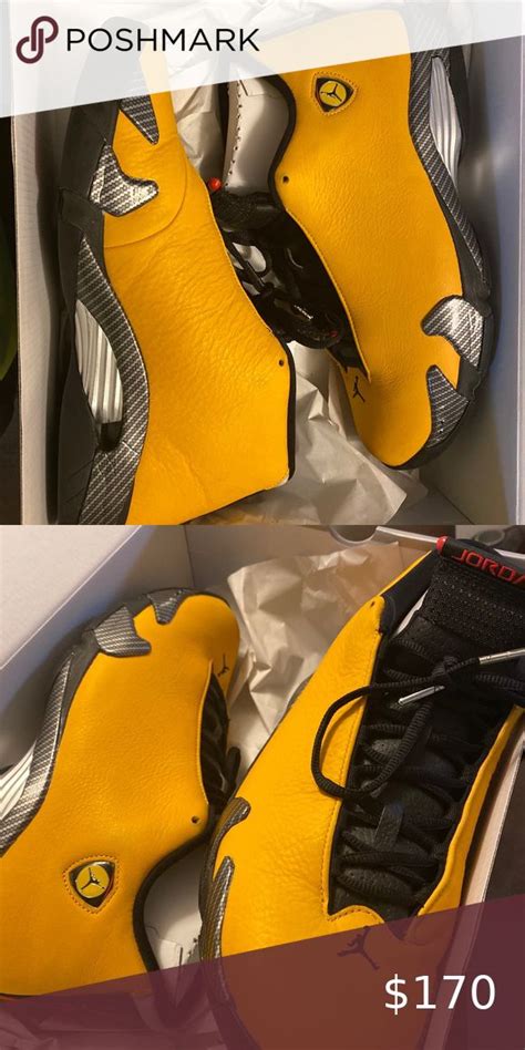 Buddy, in my opinion, yellow colored shoes are a big no. Air Jordan retro 14 yellow Ferrari size 13 in 2020 | Air jordans retro, Jordan retro 14, Air jordans