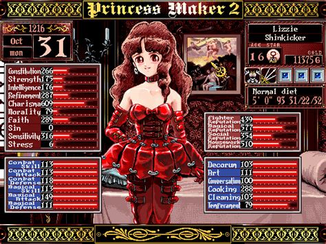 It allows you to enter a job, class to see the effects on stats that the job or class does. Princess Maker 2 Part #18 - The Devil you know