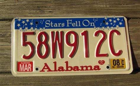 How much do real estate agent make in alabama? Alabama Stars Fell On License Plate 2008 - Alabama ...