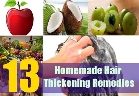 Thick hair tends to stick out of the head like a canopy, especially in case of. Homemade Remedies To Thicken Hair - How To Get Thicker ...