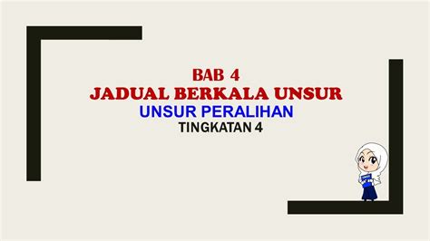 Bab 11 pengoksidaan dan penurunan. NOTA KIMIA Tingkatan 4 KSSM : Bab 4 - Unsur Peralihan ...