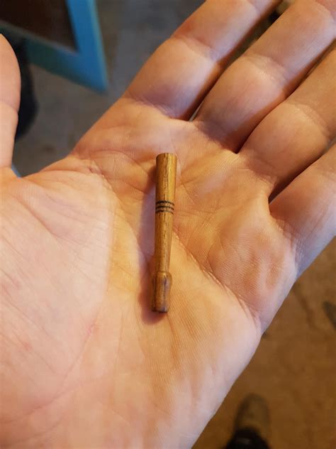 Just made this little joint pipe or wood toke.. turned out freaking ...