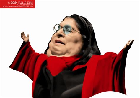 Corazón americano (con nascimiento y gieco) 1985. Italoedu caricaturas: "La Negra" Mercedes Sosa