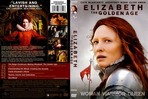 When queen elizabeth's reign is threatened by ruthless familial betrayal and spain's invading army, she and her shrewd adviser must act to safeguard to the lives of her people. Elizabeth: The Golden Age - Movie DVD Scanned Covers ...