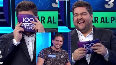 Darío barassi (37) no solo entretiene al público en la pantalla de el trece con 100 argentinos dicen (lunes a viernes tras su debut como cronista de am, antes del mediodía (telefe) en 2008, obtuvo. La reacción de Barassi al preguntarle a un participante ...