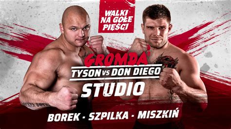 Walki na gołe pięści nie ma miękkiej gry. GROMDA 3: TYSON vs DON DIEGO. Finał turnieju walk na gołe ...