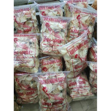 Keripik pisangnya pun punya banyak varian rasa seperti coklat, susu, sampai stroberi. Kripik Singkong Lumba - Lumba Manis 500gr | Shopee Indonesia