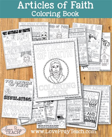 Feel free to print and color from the best 40+ faith coloring pages at getcolorings.com. 13 Articles of Faith Coloring Book