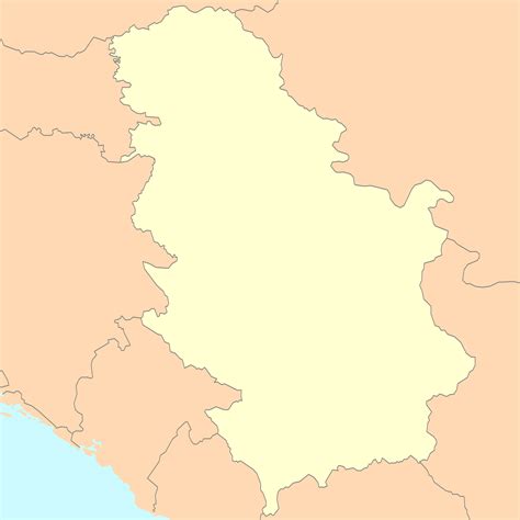 The investment map database collects yearly fdi statistics for about 200 countries and detailed fdi sectoral and/or country breakdown for about 115 countries. Serbia Map Blank - Mapsof.Net