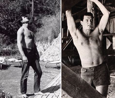 The 1940s saw a rise in shirtless shots of such handsome stars as tyrone power, guy madison, sterling hayden and victor mature; my new plaid pants: Good Morning, Gratuitous Rock Hudson