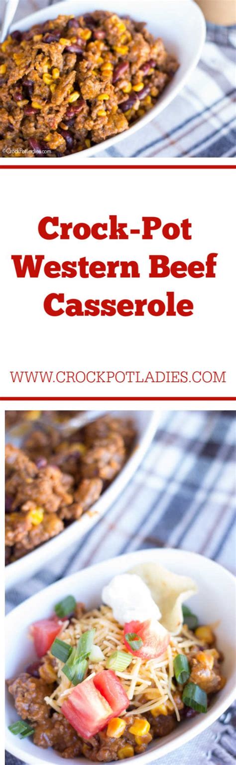 There is nothing better than coming home from a long day at work to a hot, cooked meal, with minimal effort. Crock-Pot Western Beef Casserole + Video - Crock-Pot Ladies