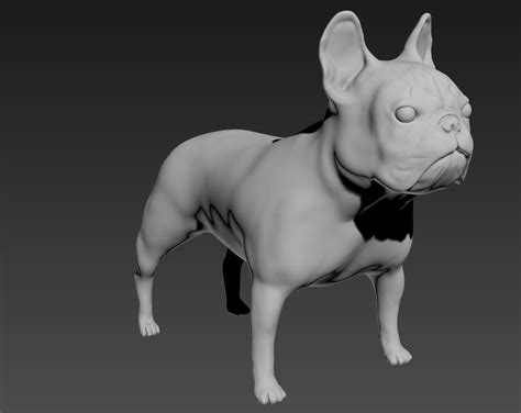 Download or buy, then render or print from the shops or marketplaces. 3D printable model French Bulldog | CGTrader