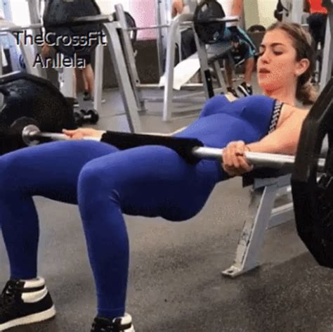 After leaving the gym, how do you feel? Weightlifting girls hot gif - Excellent porn