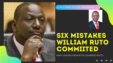 Data suggests rates will stay low. 6 Political Miscalculations That Cost William Ruto Special ...