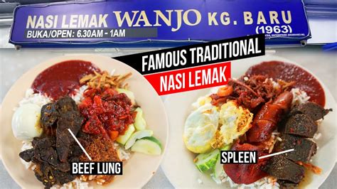 @hanisaziz boleh je mandi lagi enn. NASI LEMAK WANJO | Kampung Baru, Kuala Lumpur ...