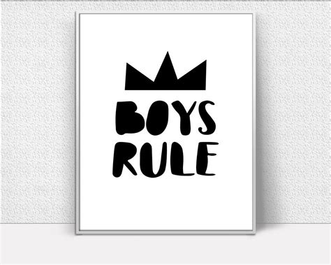 Wall Decor Boys Printable Boys Prints Boys Sign Boys Boys 