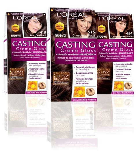 Casting creme gloss pode ser usado em cabelos com química. L'Oreal Casting Creme Gloss ~ Glossy Brownies 415 Marrón ...