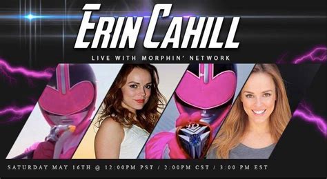 Cahill, vášnivá pro charitu, spoluzaložila skupinu charitable living, která po celý rok slouží místní komunitě různými. Morphin Network - Erin Cahill (Pink Time Force Ranger ...