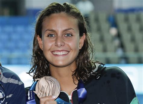 La ligure, bronzo mondiale della distanza, ha. Mondiali di nuoto, bronzo di Martina Carraro nei 100 rana ...