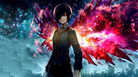 Best red anime wallpaper engine. Wallpaper : illustration, anime, space, Tokyo Ghoul ...