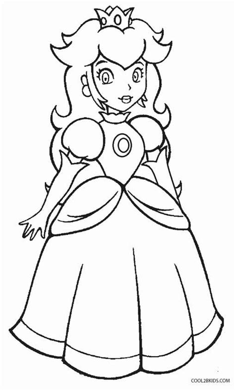 Here we give 10 free printable princess peach coloring pages. Princess Peach Coloring Pages | ぬり絵, 塗り絵, イラスト