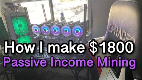 4 086 просмотров • 11 июл. How I Earn $1,800 a Month Passive Income Mining Ethereum ...