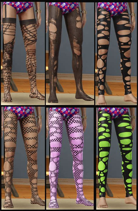 Analsex and ripped thigh high fishnet stocking sex. Mod The Sims - The Meaning of Trash: A Set of 6 Shredded ...