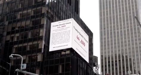 The numbers bring the death toll to 28,474 and hospitalizations to 6,208. 'Trump Death Clock' in Times Square Tracks COVID-19 ...