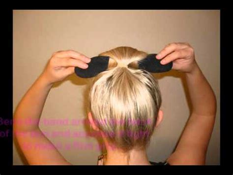 Check out this video tutorial to learn how to do it! Easy Bun Hair Bun Maker - Girls Deals - YouTube
