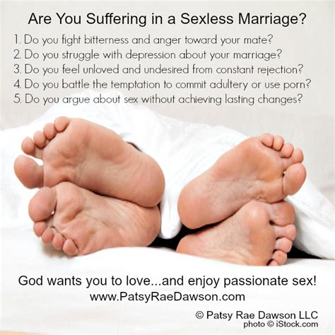 Overall, if you have found yourself coping with a sexless marriage, it does not mean that you or your spouse should necessarily separate or that any of you want it at all. Overview of Christian Marriage, Sex, & Divorce Coaching ...