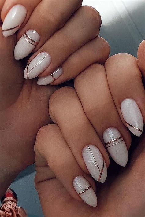 And that much is especially true for nail polish. The Best Wedding Nails 2019 Trends | Wedding Forward | Romantic nails, Gold nails, Stylish nails