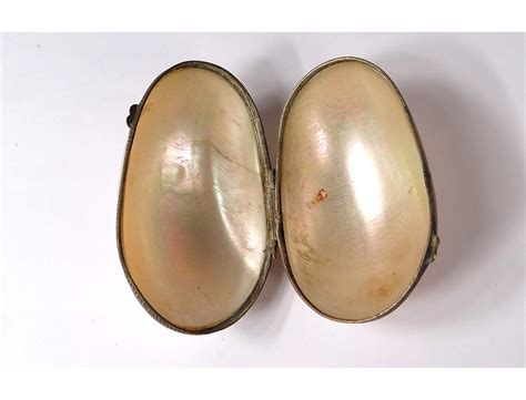 Beat 2 eggs and add tiny shrimp. Mother of pearl egg holder gold metal chaplet box ...