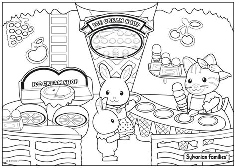 When we use logic to pick up a color for a particular shape or pattern, we activate the analytical part of the brain. Calico Critter Coloring Pages Picture in 2020 | Family ...