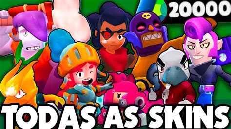 Each brawler has their own skins and outfits. COMPREI TODAS AS SKINS DO BRAWL STARS NA NIVEL 1 MAIS ...