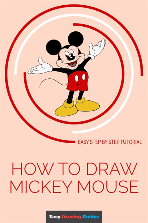 Then draw a curve on your face. How to draw Mickey Mouse | Mickey mouse drawing easy ...