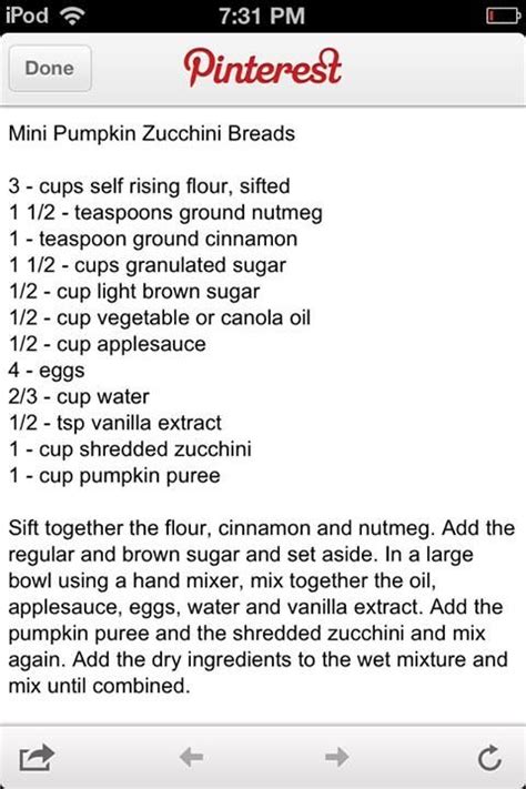 Maybe you would like to learn more about one of these? Pumpkin zucchini muffins...love these!! I make them into ...