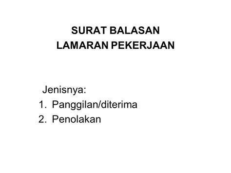 Contoh Surat: Contoh Surat Balasan Undangan Interview ...